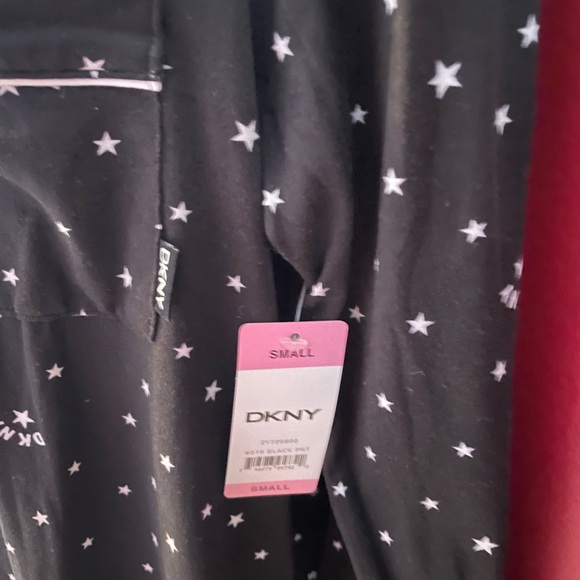 DKNY Black Starry Night Pajama Top - Picture 2 of 4